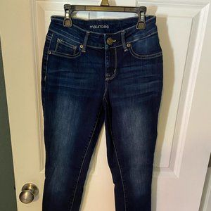 Womens Maurices XS regular Dark Stonewash Jeans